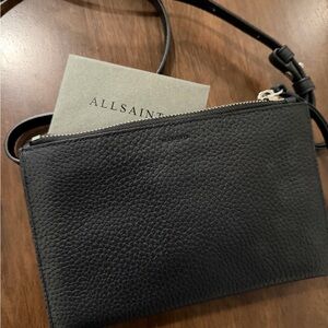 All Saints Black Crossbody Bag